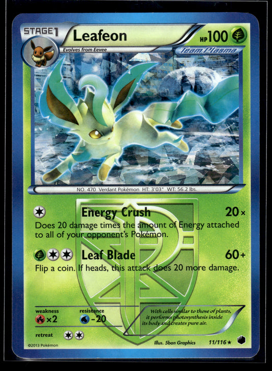 Leafeon (Team Plasma) #11/116 Cracked Ice Plasma Freeze MP