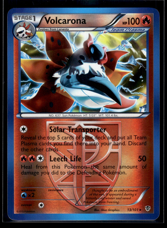 Volcarona (Team Plasma) #13/101 Reverse Holo Plasma Blast LP