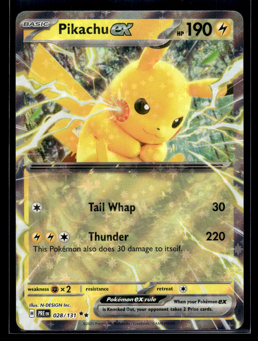 Pikachu ex #028/131 Prismatic Evolutions VLP
