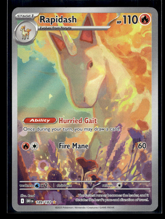 Rapidash #189/182 Destined Rivals VLP