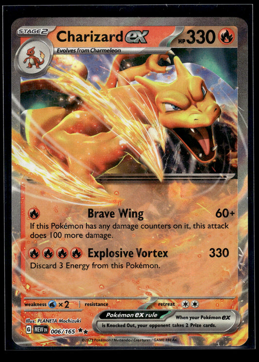 Charizard ex #006/165 Scarlet & Violet 151 LP