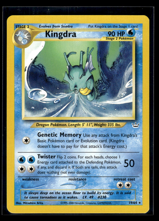 Kingdra #19/64 Neo Revelation LP