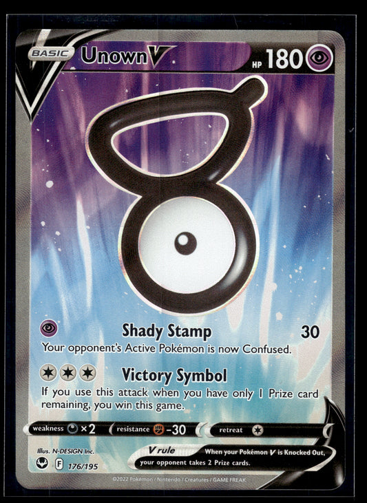 Unown V #176/195 Silver Tempest VLP
