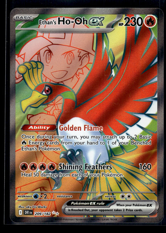 Ethan's Ho-Oh ex #209/182 Destined Rivals LP