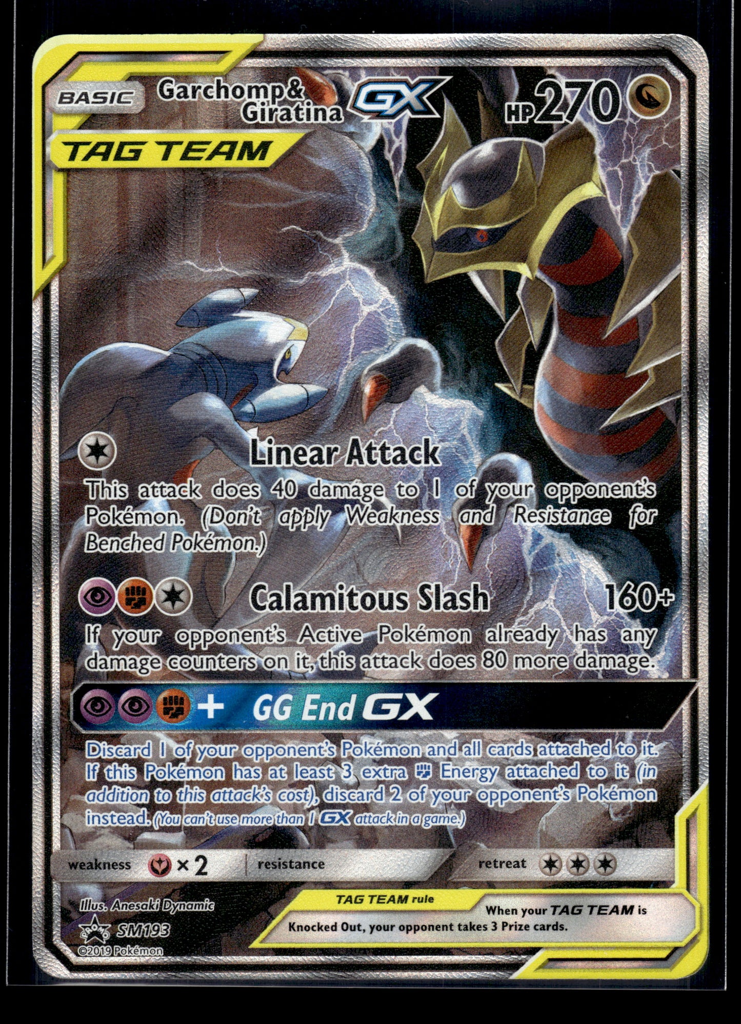 Garchomp & Giratina GX #SM193 Sun & Moon Promo LP