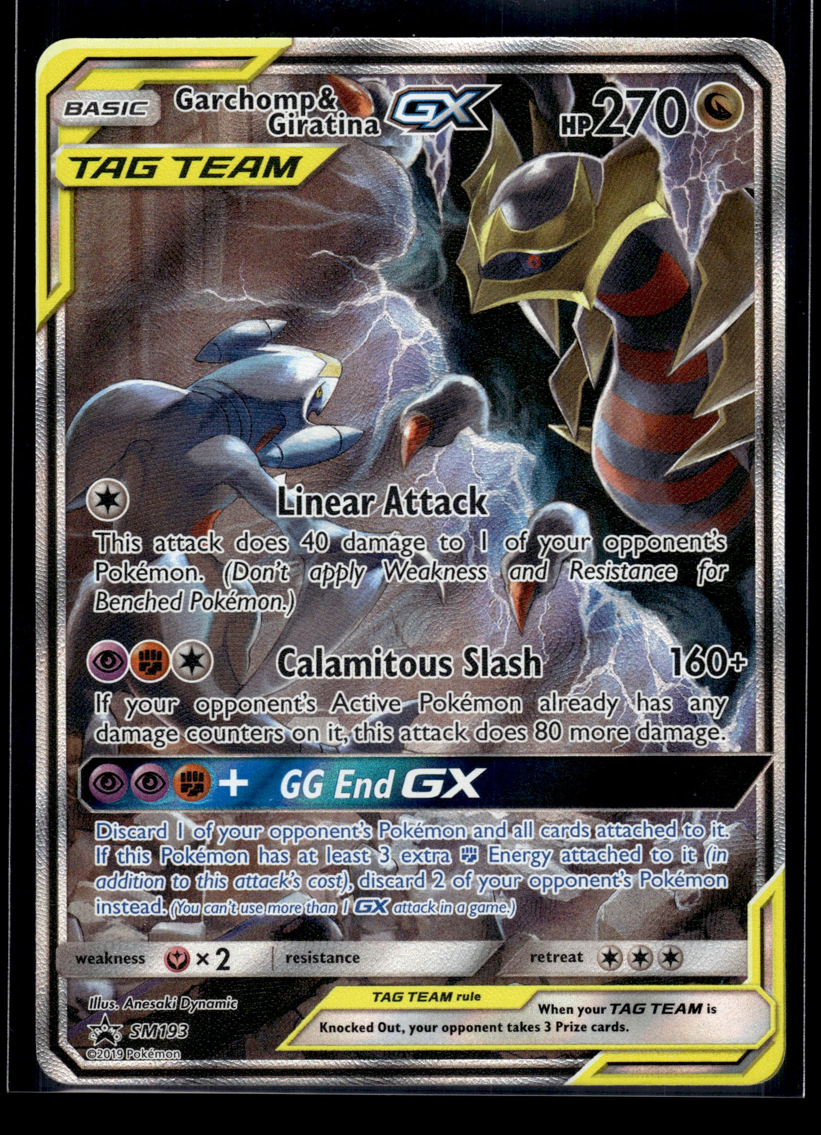 Garchomp & Giratina GX #SM193 Sun & Moon Promo LP