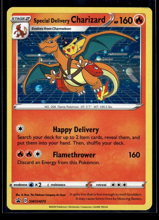 Special Delivery Charizard #SWSH075 Sword & Shield Promo LP