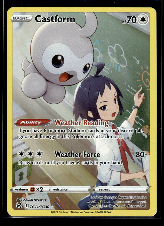 Castform #TG11/TG30 Lost Origin Trainer Gallery LP