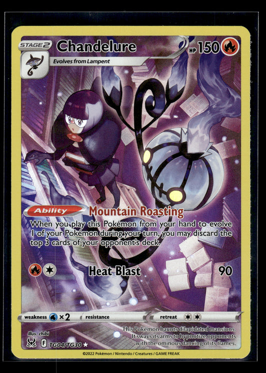 Chandelure #TG04/TG30 Lost Origin Trainer Gallery LP