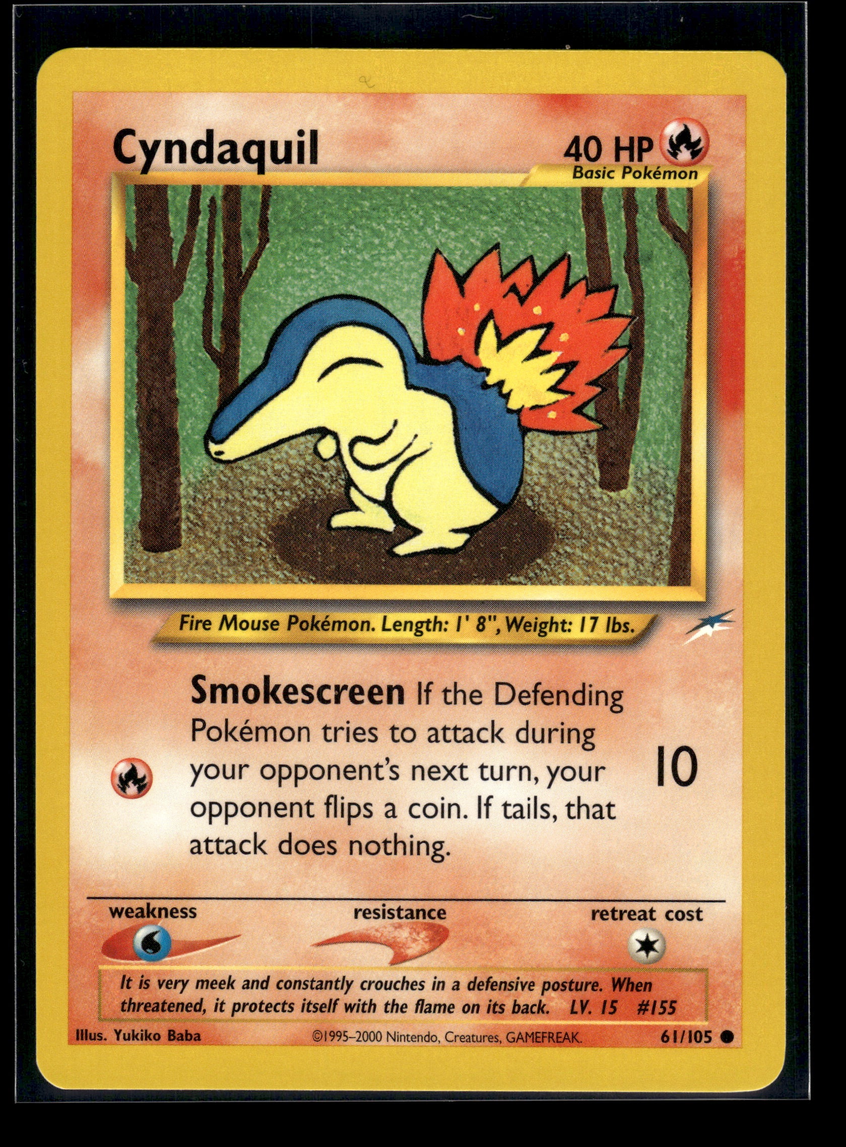 Cyndaquil #061/105 Neo Destiny VLP