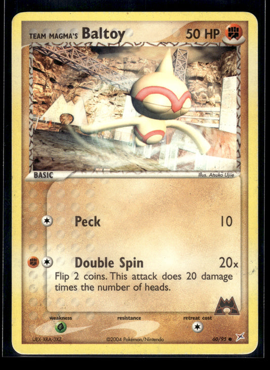 Team Magma's Baltoy #60/95 Team Magma vs Team Aqua MP