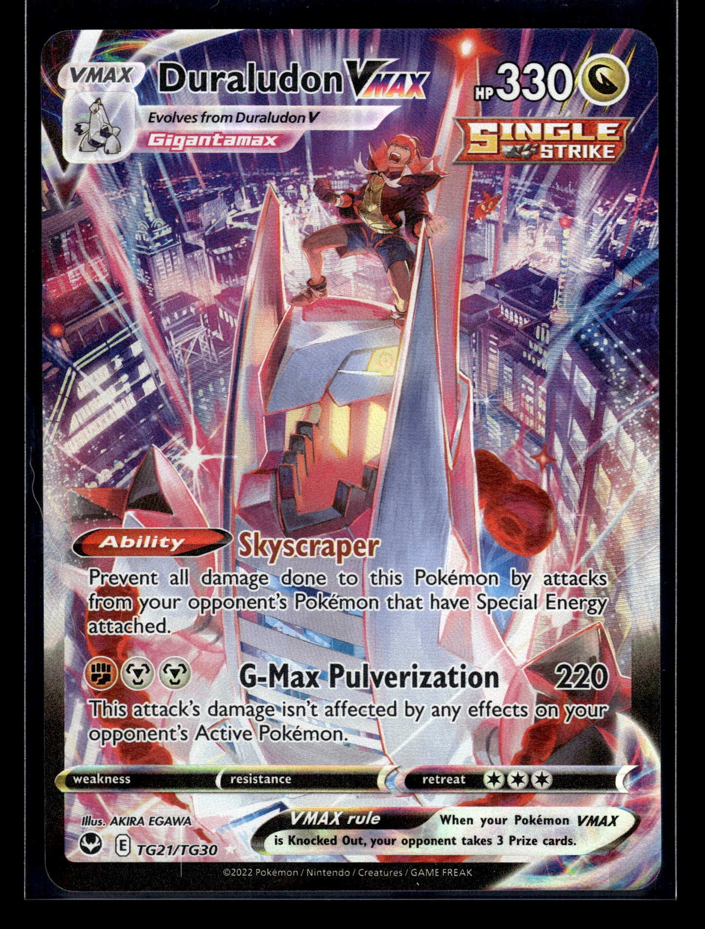 Duraludon VMAX #TG21/TG30 Silver Tempest Trainer Gallery NM