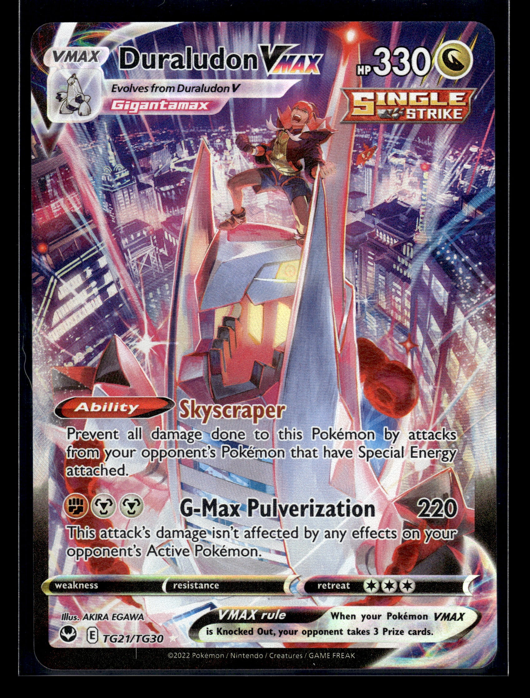 Duraludon VMAX #TG21/TG30 Silver Tempest Trainer Gallery NM