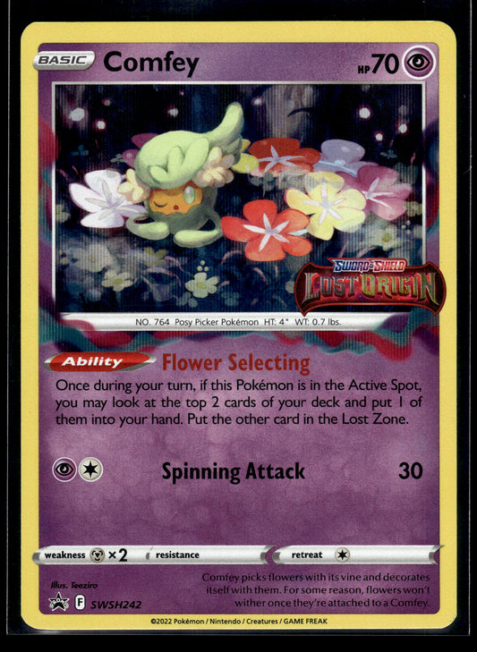Comfey #SWSH242 STAMPED Sword & Shield Promo Cards VLP