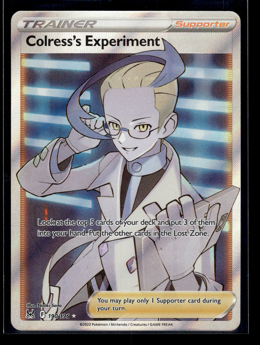 Colress's Experiment (Full Art) #190/196 Lost Origin VLP