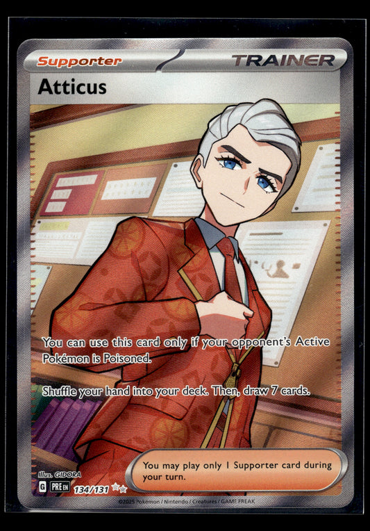 Atticus #134/131 Prismatic Evolutions NM