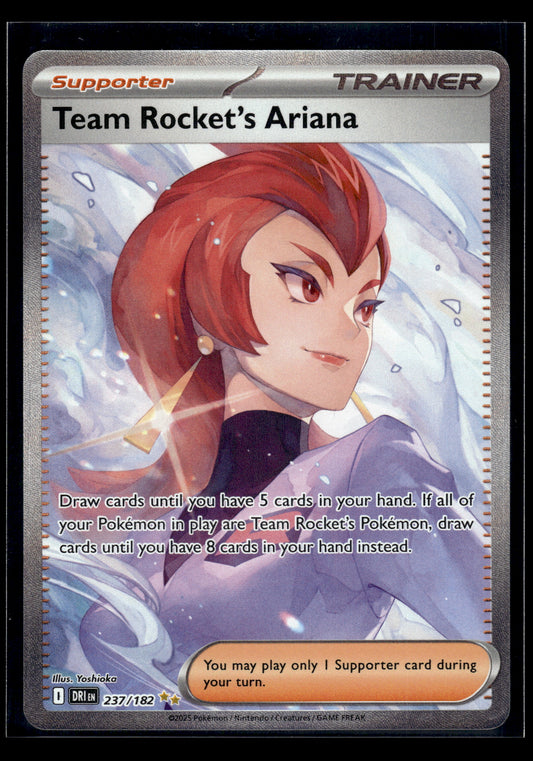 Team Rocket's Ariana #237/182 Destined Rivals LP