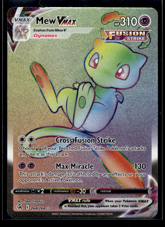 Mew VMAX (Secret) #268/264 Fusion Strike LP