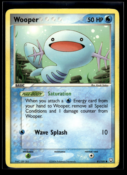 Wooper #81/109 Team Rocket Returns LP