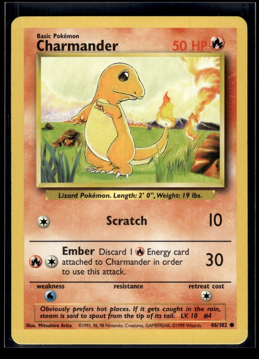 Charmander #046/102 Base Set LP
