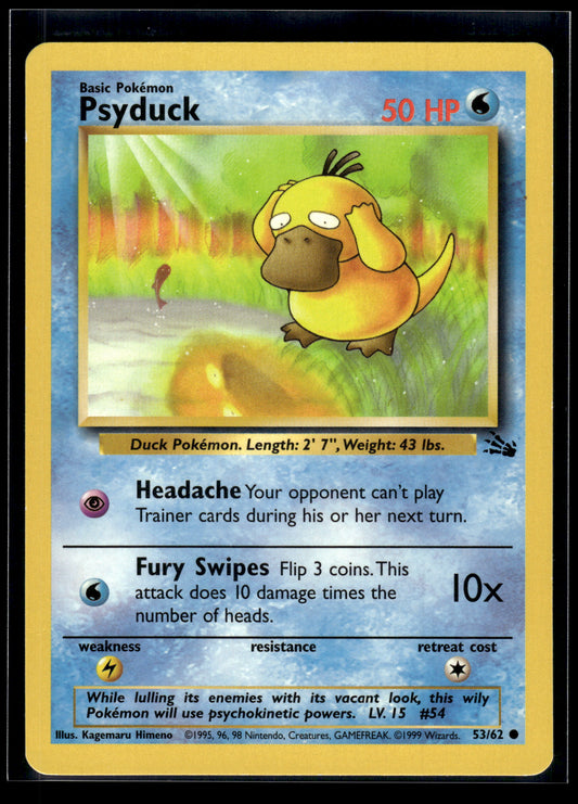 Psyduck #53/62 Fossil LP