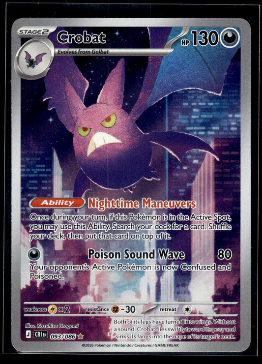 Crobat #093/086 Chaos Rising NM