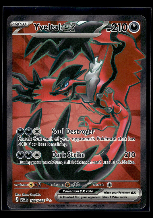 Yveltal ex #105/088 Perfect Order VLP