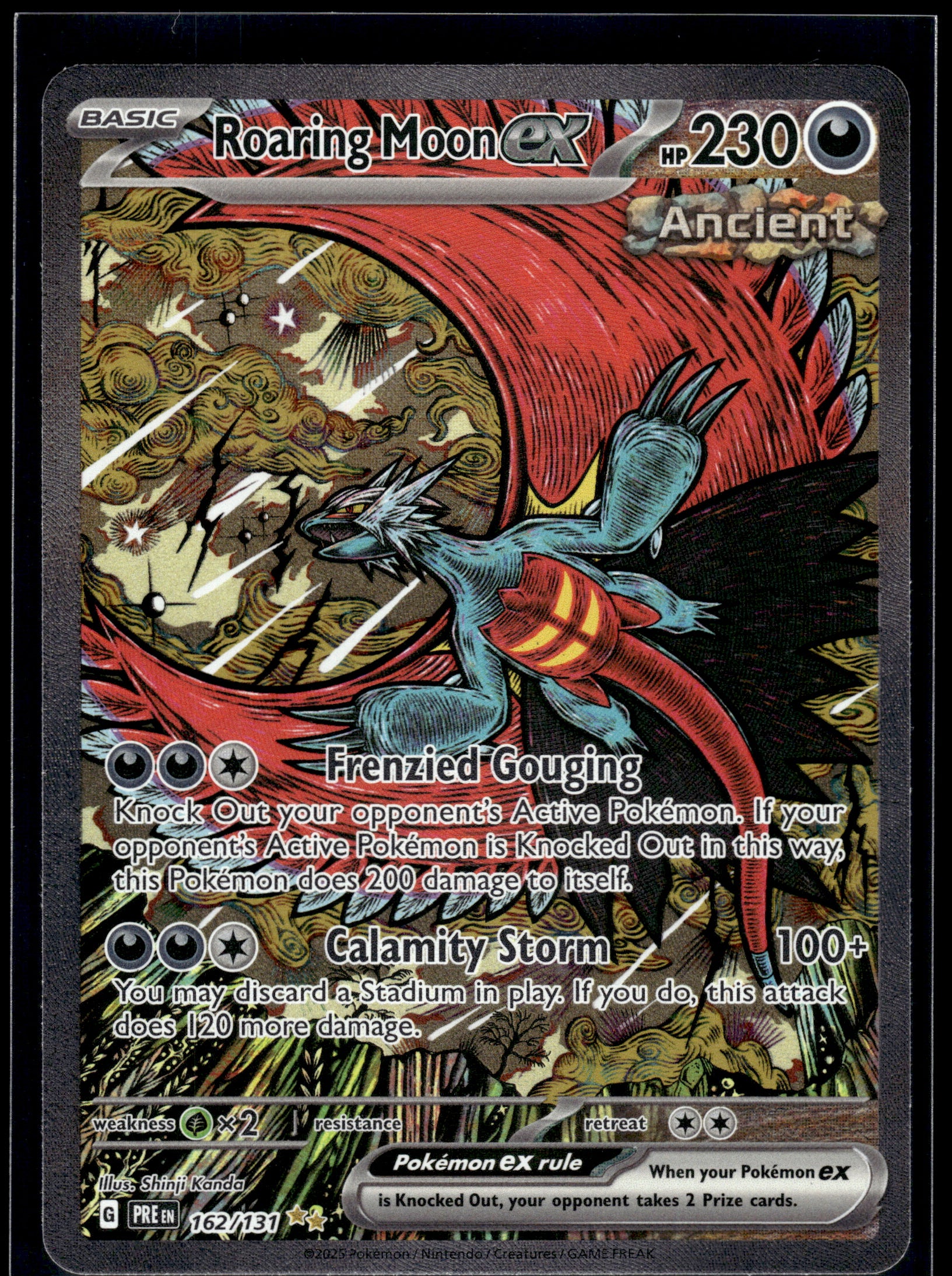 Roaring Moon ex #162/131 Prismatic Evolutions VLP