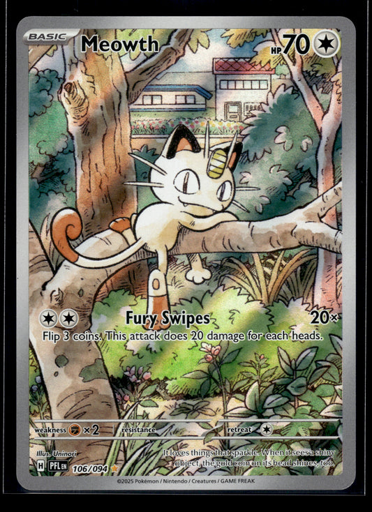 Meowth #106/094 Phantasmal Flames LP