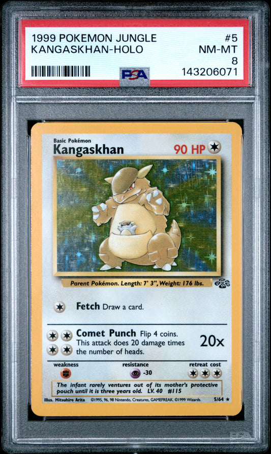 PSA 8 Kangaskhan #5 Jungle