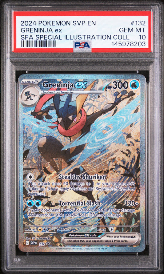 PSA 10 Greninja ex #132 SFA Illustration Collection Promo