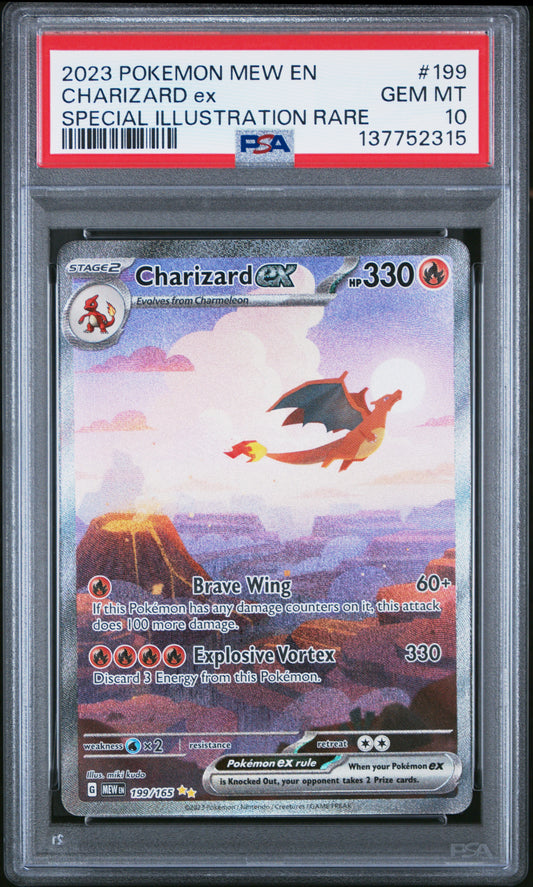 PSA 10 Charizard ex #199 Scarlet & Violet 151