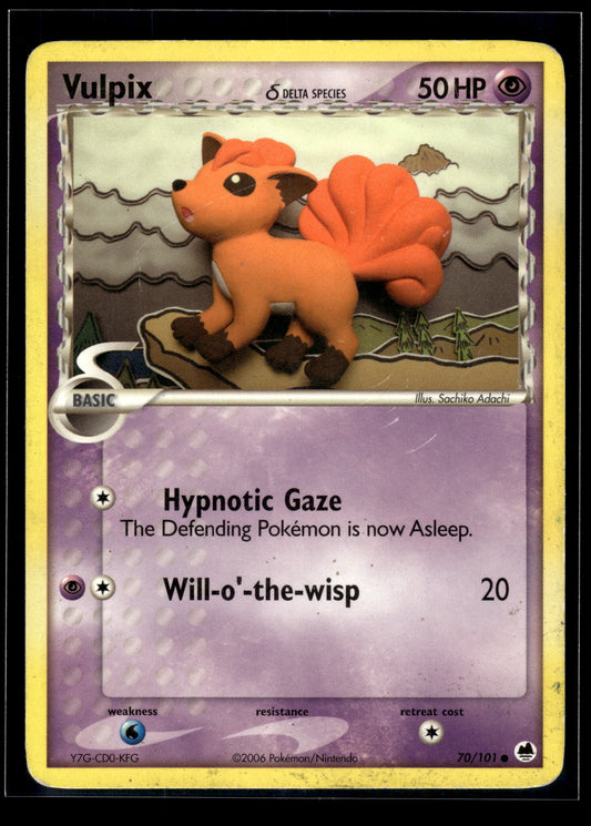 Vulpix (Delta Species) #70/101 Dragon Frontiers HP