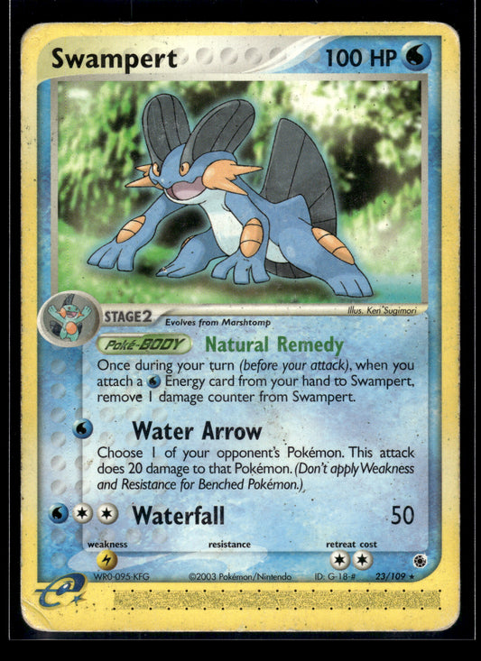Swampert #23/109 Ruby and Sapphire HP
