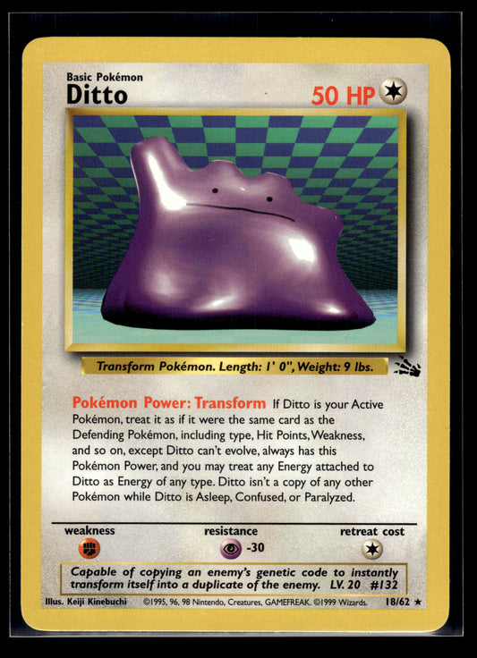 Ditto #18/62 Fossil LP