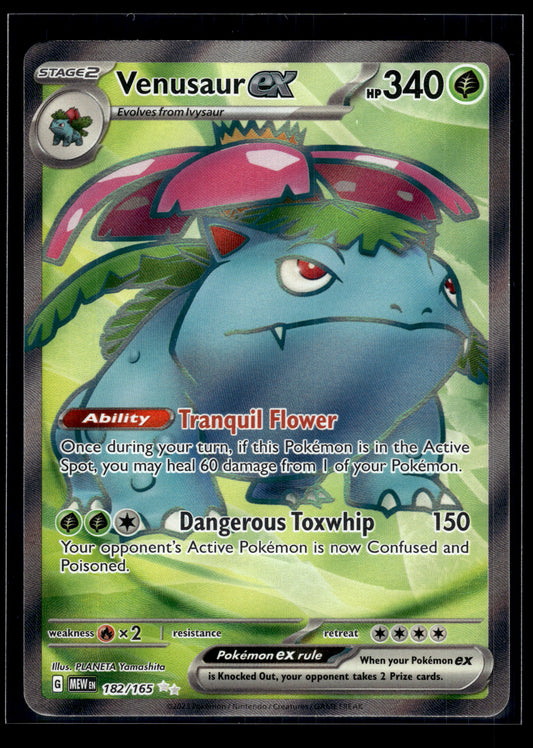 Venusaur ex #182/165 Scarlet & Violet 151 LP