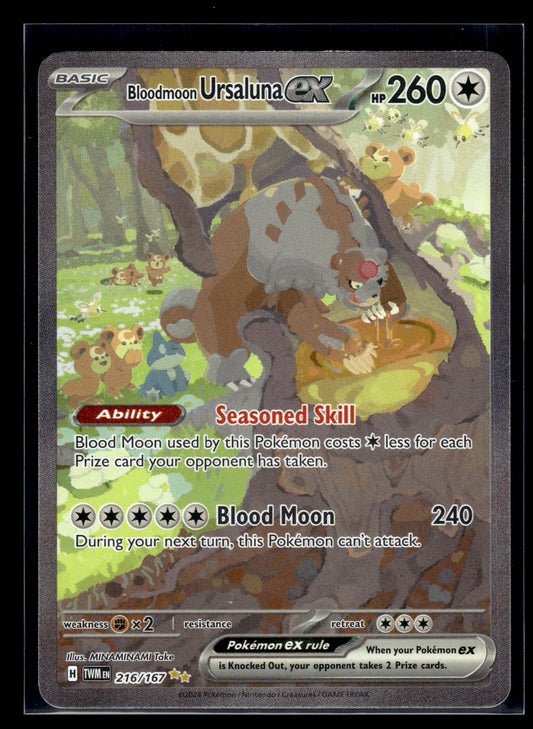 Bloodmoon Ursaluna ex #216/167 Twilight Masquerade LP
