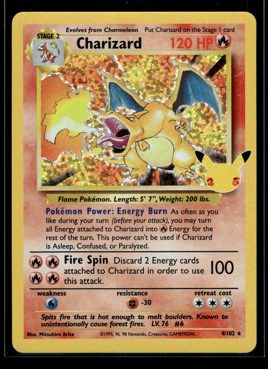 Charizard #4/102 Celebrations VLP