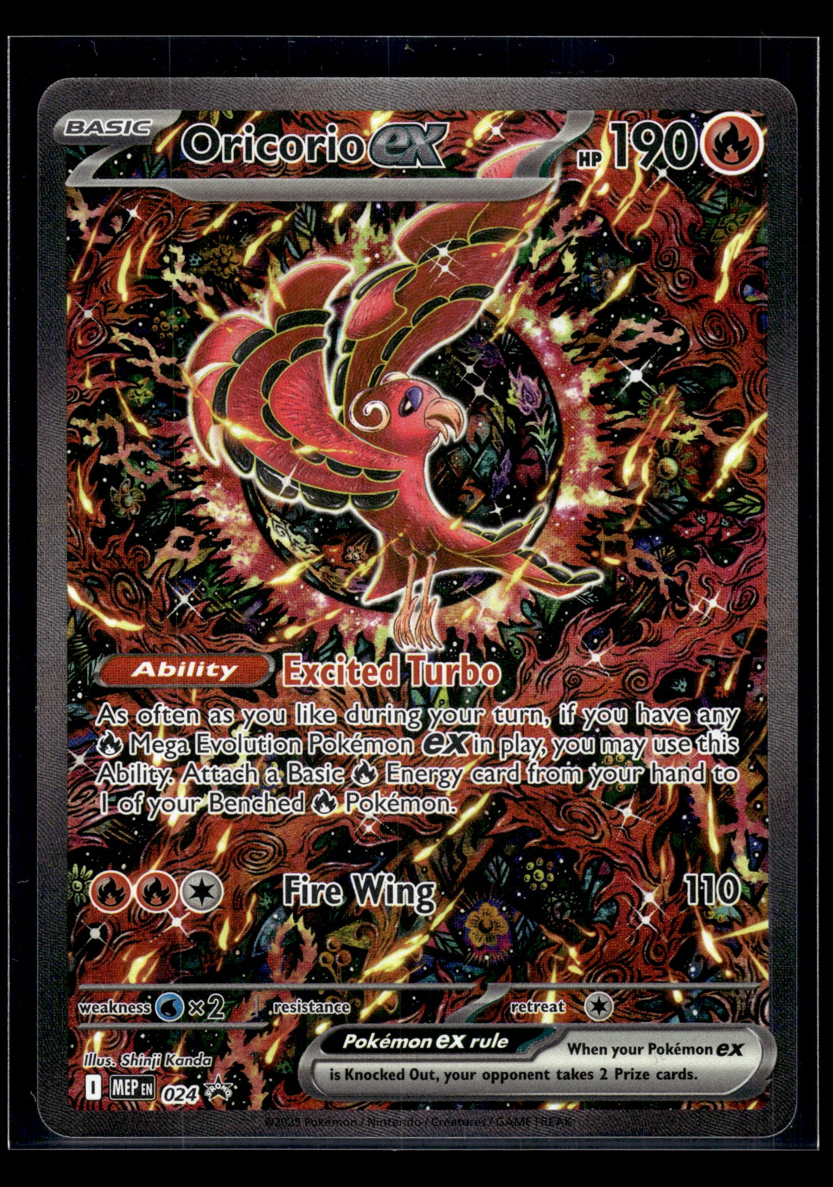 Oricorio ex #024 Mega Evolution Promo NM