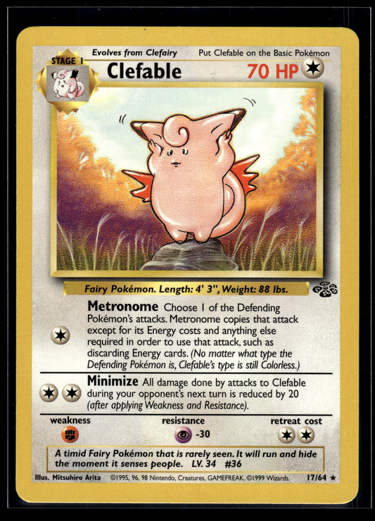 Clefable #17/64 Jungle LP
