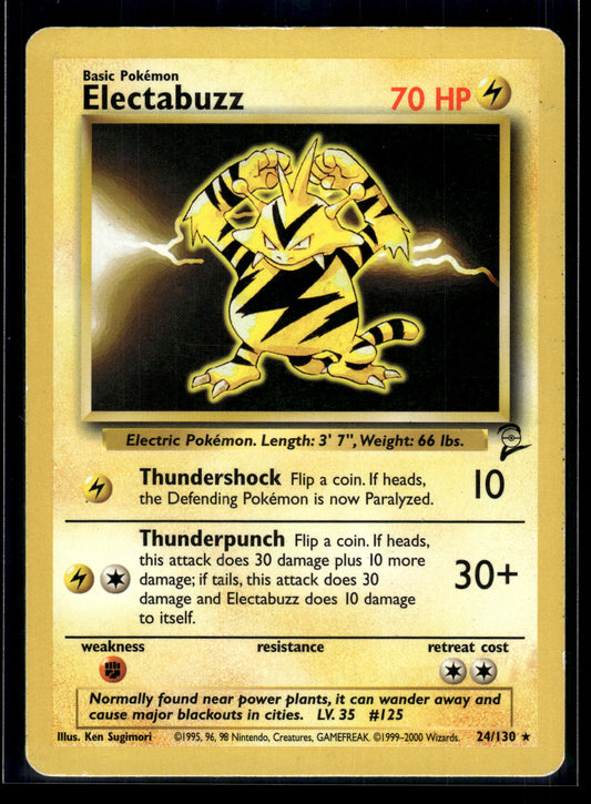 Electabuzz #024/130 Base Set 2 MP