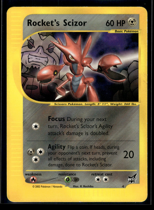 Rocket's Scizor #004/009 Best of Promos LP