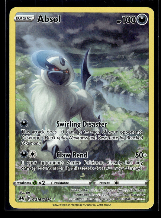 Absol #GG16/GG70 Crown Zenith LP