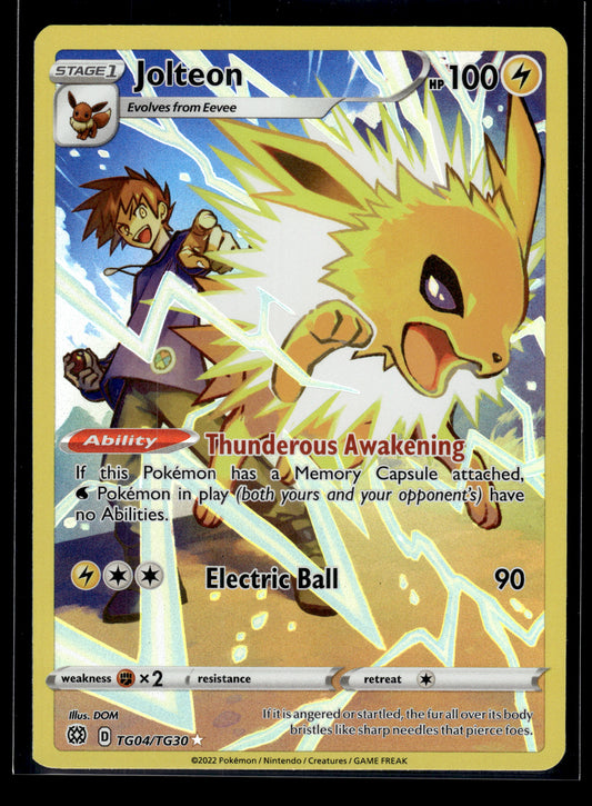 Jolteon #TG04/TG30 Brilliant Stars Trainer Gallery LP