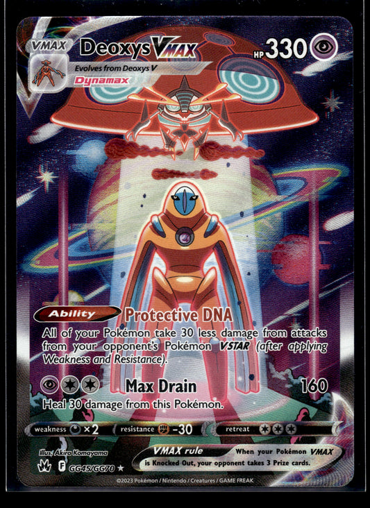 Deoxys VMAX #GG45/GG70 Crown Zenith LP
