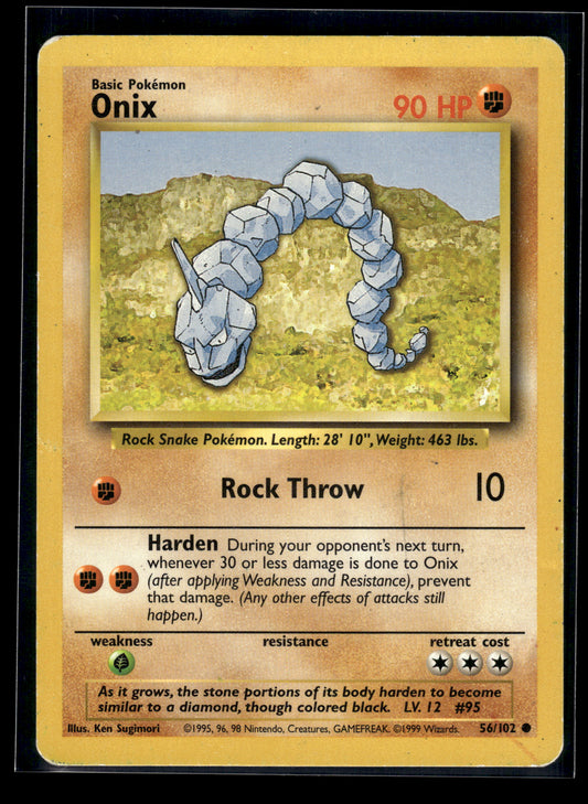 Onix #056/102 Base Set HP