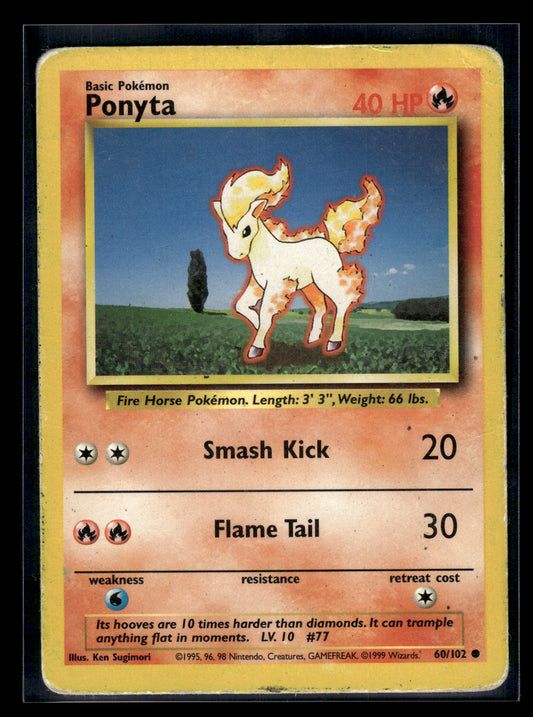 Ponyta #060/102 Base Set HP