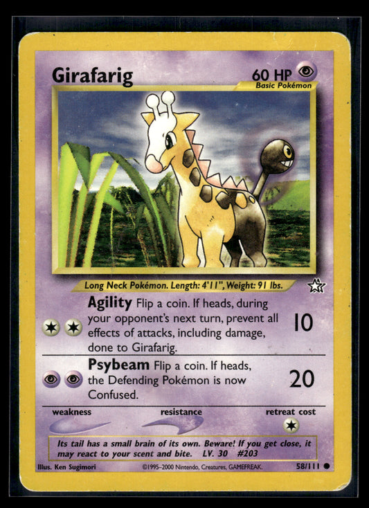 Girafarig #058/111 Neo Genesis HP