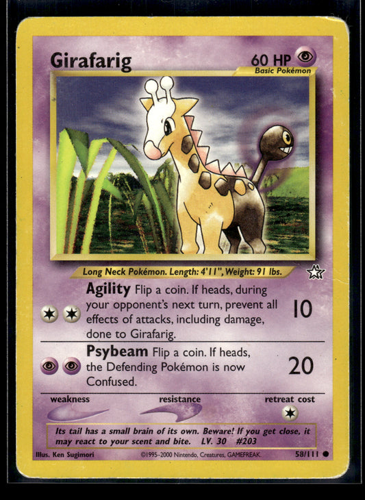 Girafarig #058/111 Neo Genesis MP