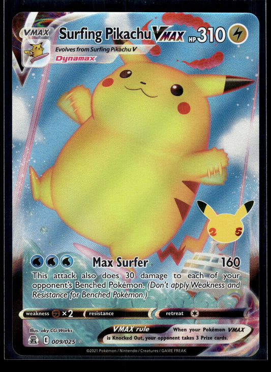 Surfing Pikachu VMAX #009/025 Celebrations VLP